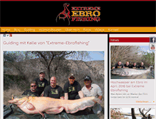 Tablet Screenshot of extreme-ebrofishing.com